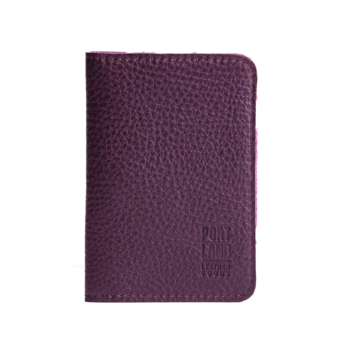 Portapasaportes moderno de piel