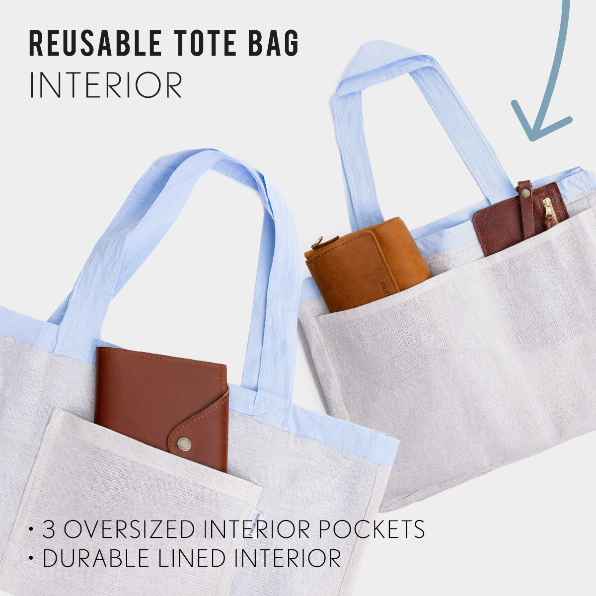 Bolsa de tela reutilizable