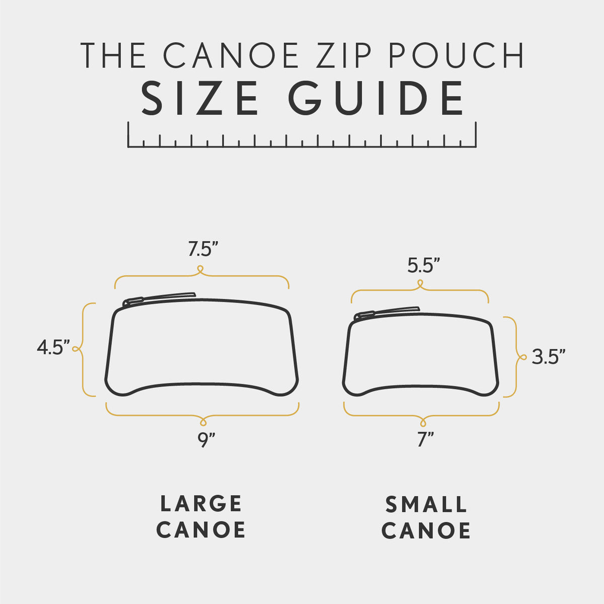 Canoe Zip Pouch