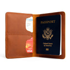 'Almost Perfect' Leather Modern Passport Holder - Famous | Online Store