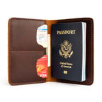 'Almost Perfect' Leather Modern Passport Holder - Famous | Online Store