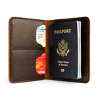 'Almost Perfect' Leather Modern Passport Holder - Famous | Online Store