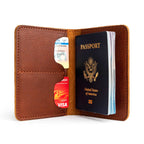 'Almost Perfect' Leather Modern Passport Holder - Famous | Online Store
