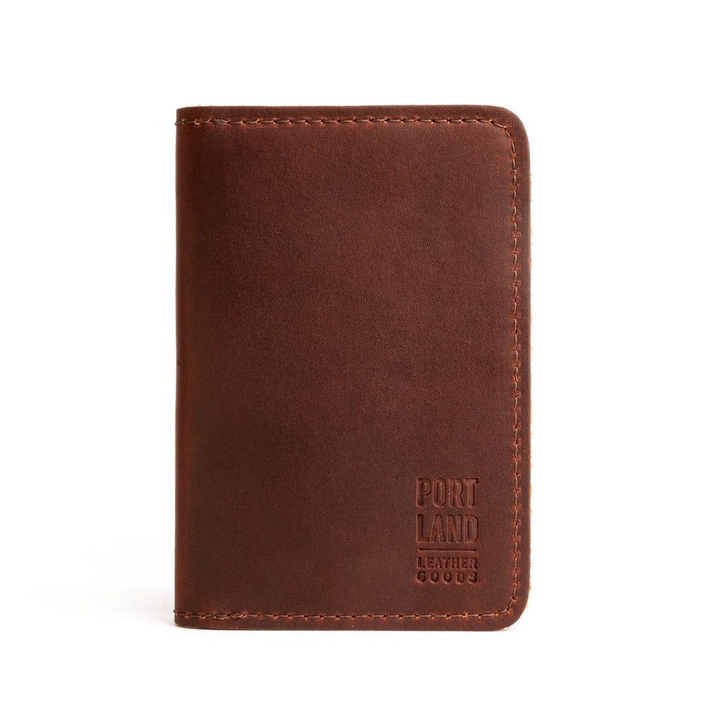 Portapasaportes moderno de piel