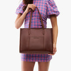 'Almost Perfect' Large Lola Zipper Crossbody Tote - Famous | Online Store