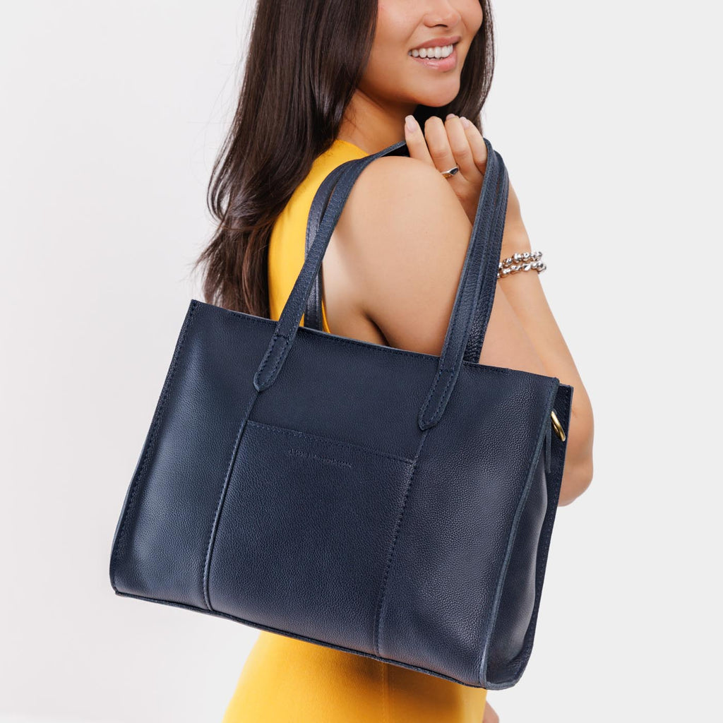 Grand sac fourre-tout à bandoulière Lola avec fermeture éclair