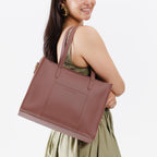 'Almost Perfect' Large Lola Zipper Crossbody Tote - Famous | Online Store