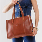 'Almost Perfect' Large Lola Zipper Crossbody Tote - Famous | Online Store
