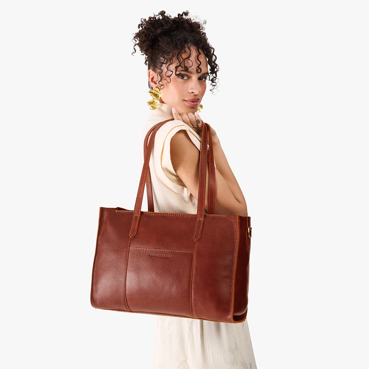 'Almost Perfect' Large Lola Zipper Crossbody Tote - Famous | Online Store