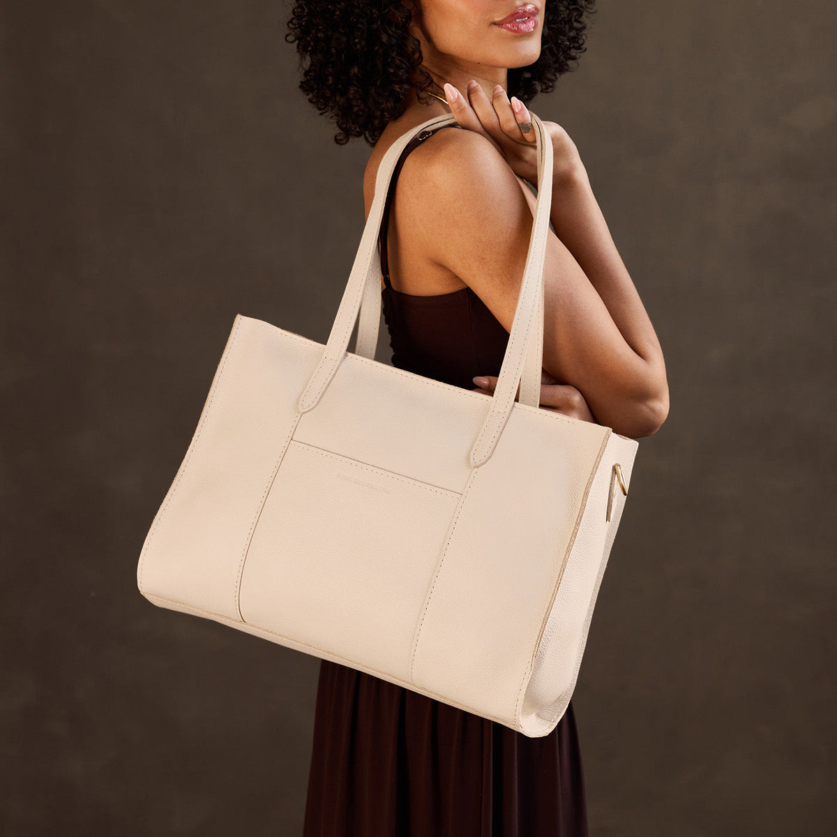 'Almost Perfect' Large Lola Zipper Crossbody Tote - Famous | Online Store