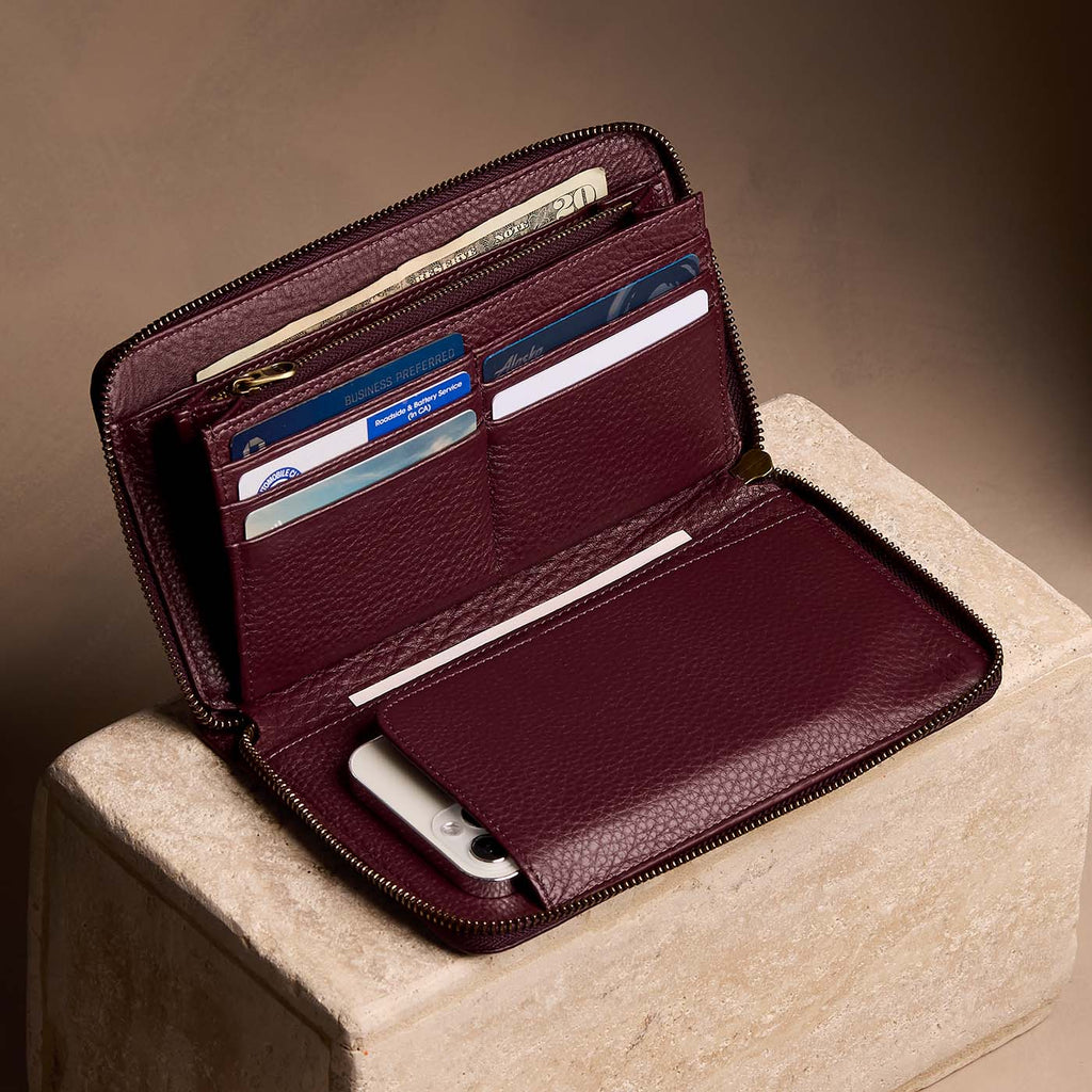 Cartera con cremallera Empire