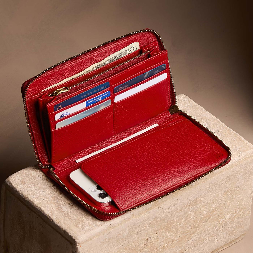 Cartera con cremallera Empire