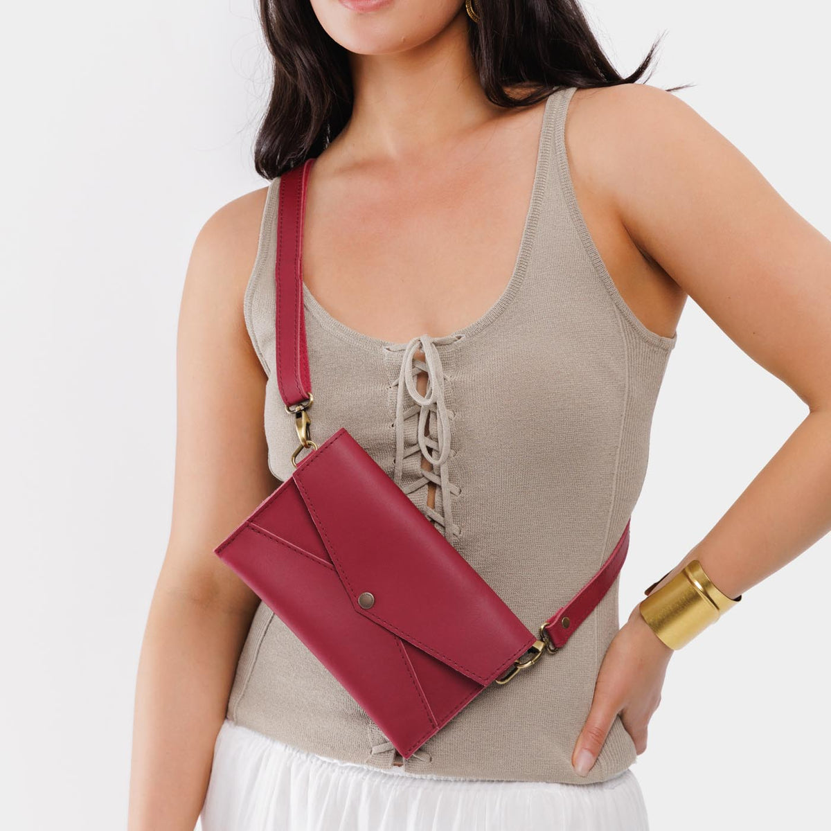 Bolso cruzado convertible tipo sobre