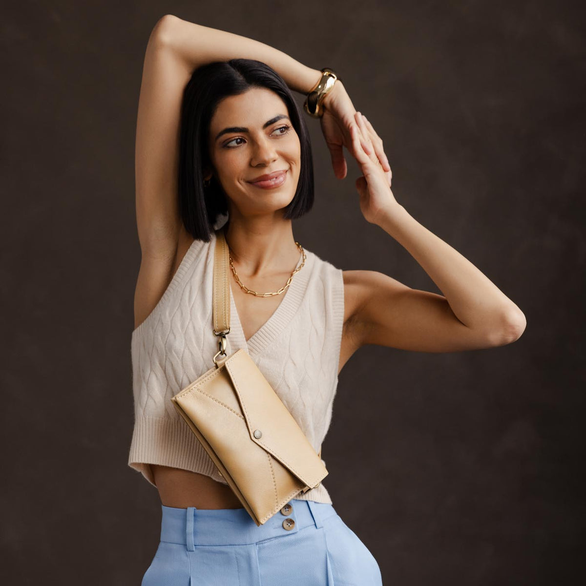 Almost Perfect' Envelope Convertible Crossbody - Famous | Online Store