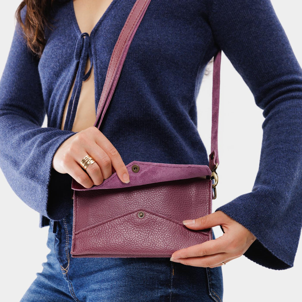 Bolso cruzado convertible tipo sobre