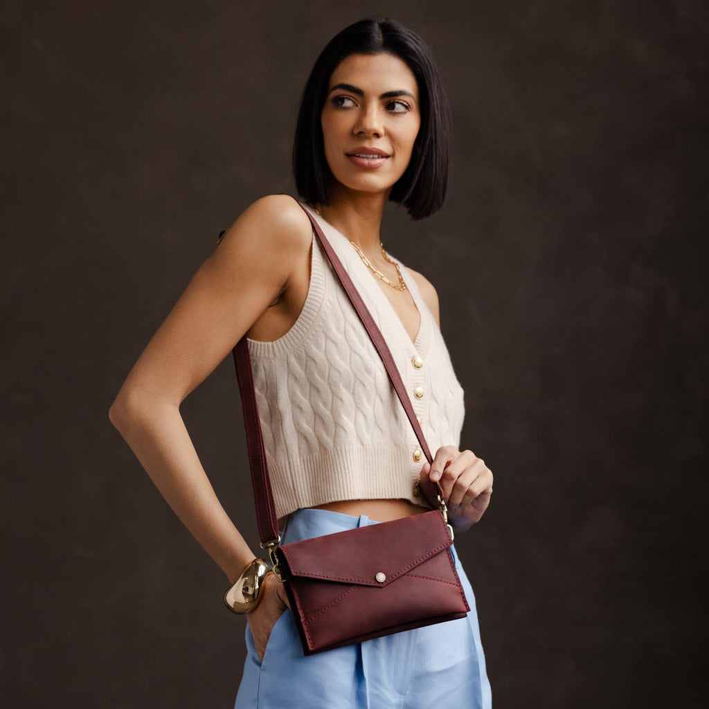 Bolso cruzado convertible tipo sobre