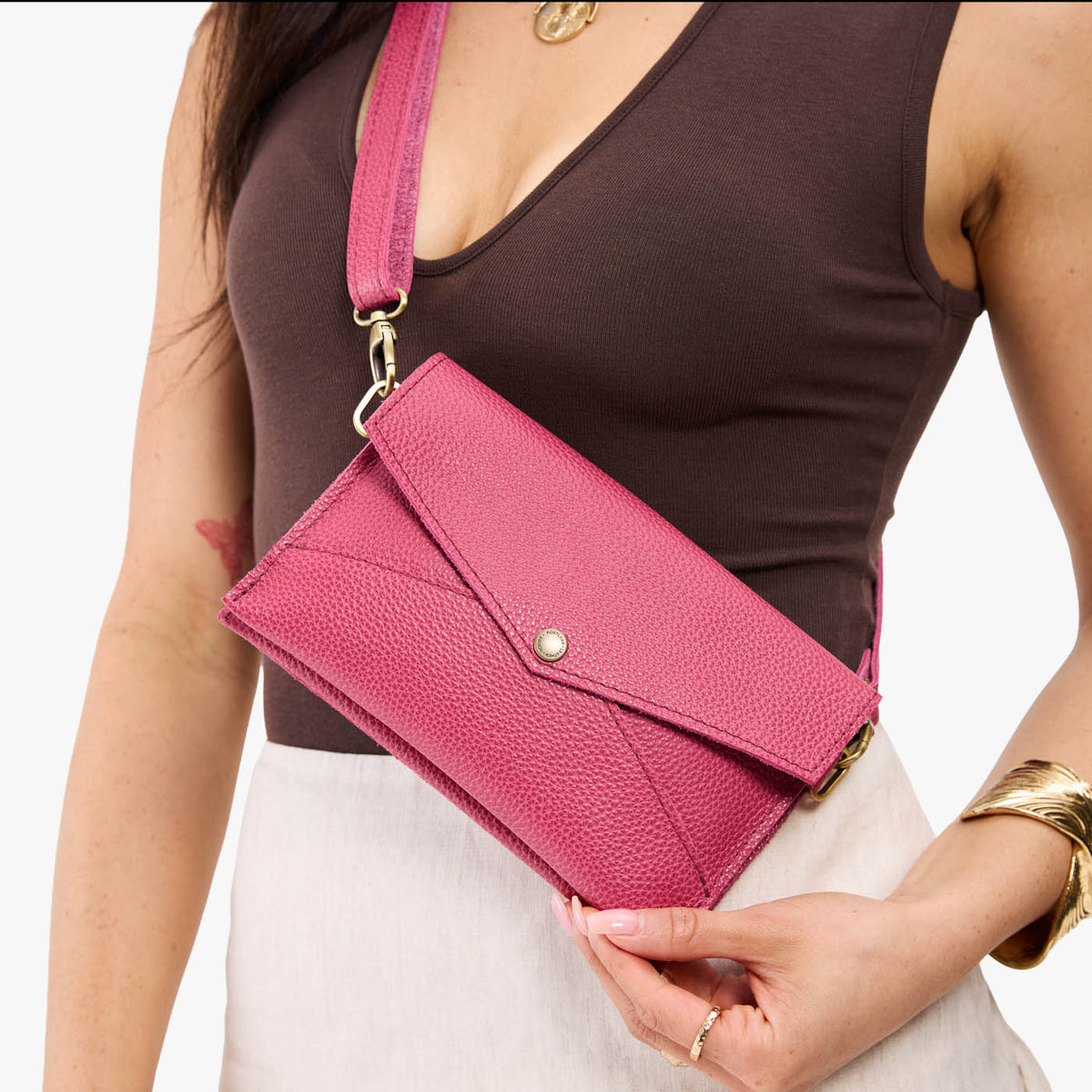 Almost Perfect' Envelope Convertible Crossbody - Famous | Online Store