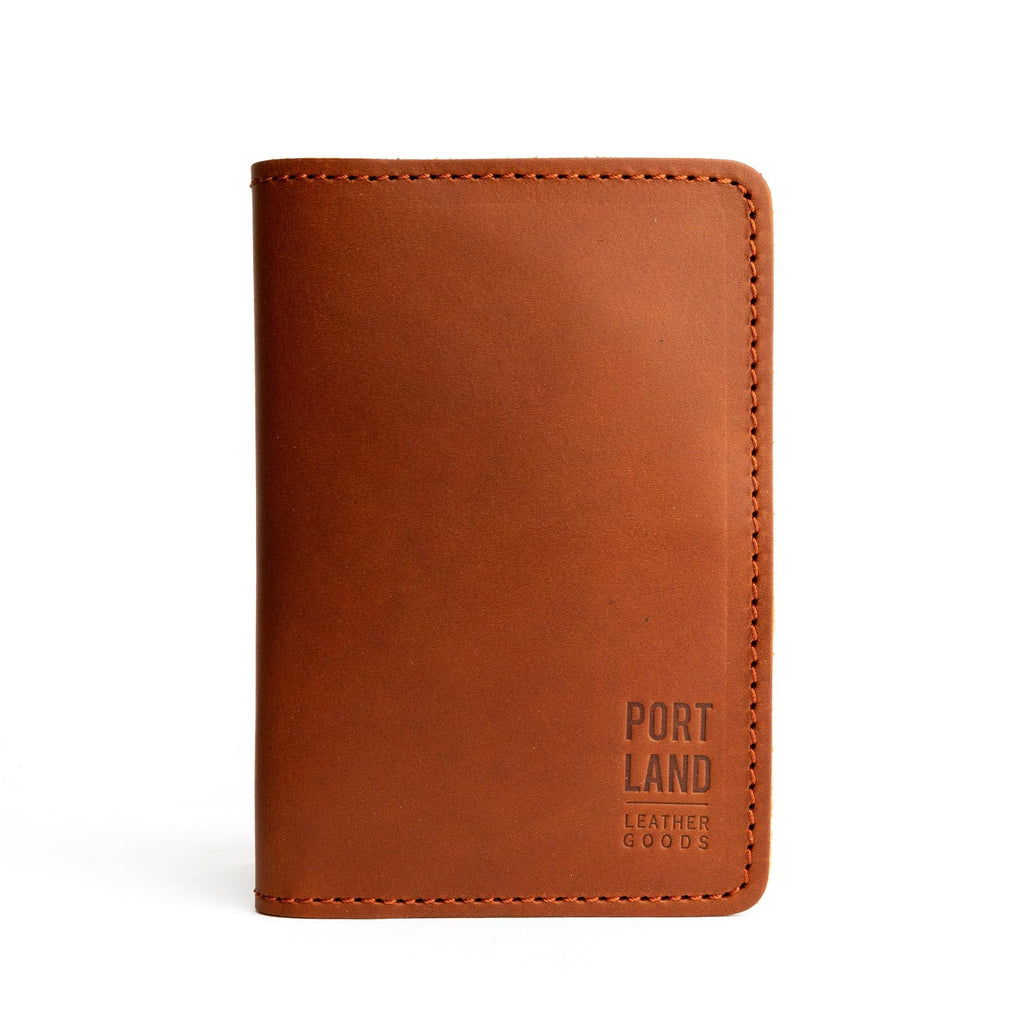 Portapasaportes moderno de piel