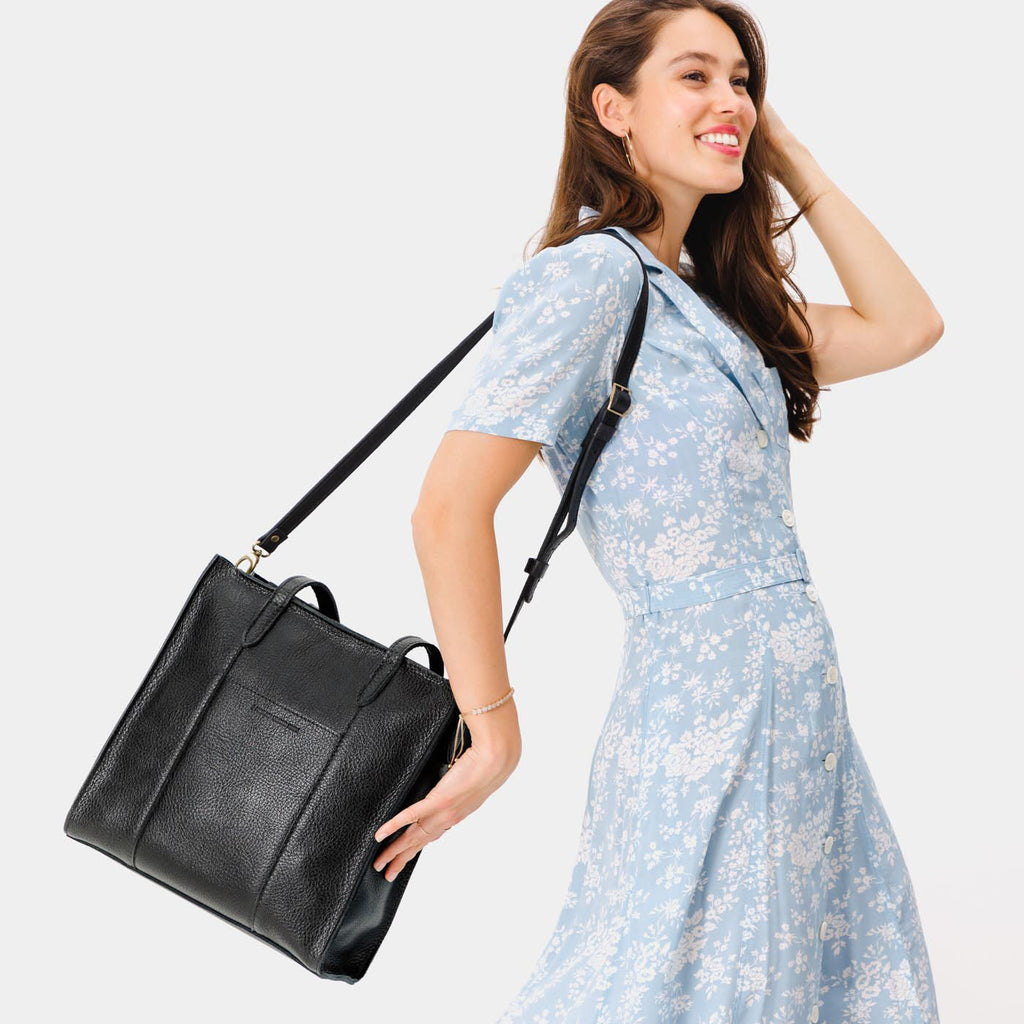 'Almost Perfect' Large Lola Zipper Crossbody Tote - Famous | Online Store