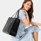 'Almost Perfect' Large Lola Zipper Crossbody Tote - Famous | Online Store