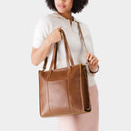 'Almost Perfect' Large Lola Zipper Crossbody Tote - Famous | Online Store