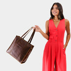 'Almost Perfect' Large Lola Zipper Crossbody Tote - Famous | Online Store