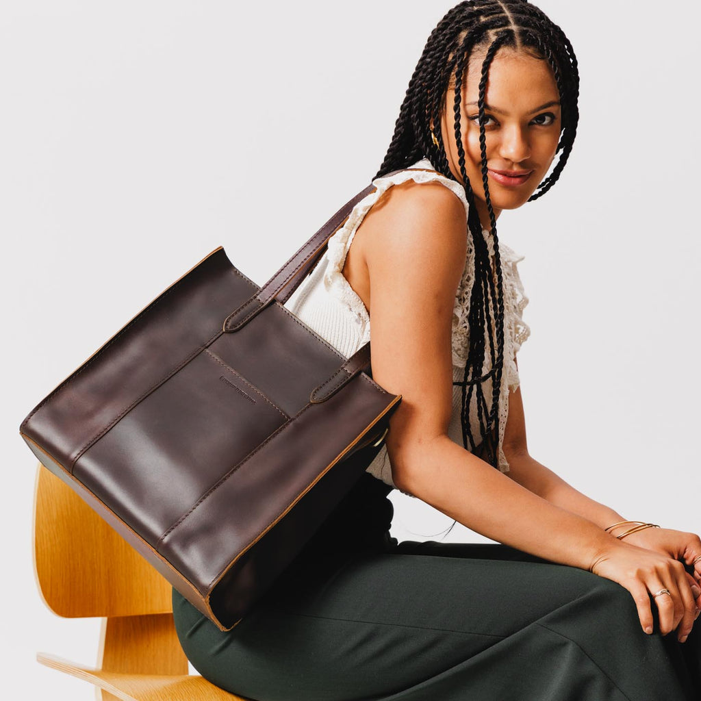 Grand sac fourre-tout à bandoulière Lola avec fermeture éclair