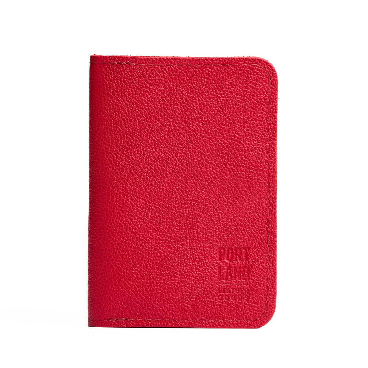 Portapasaportes moderno de piel