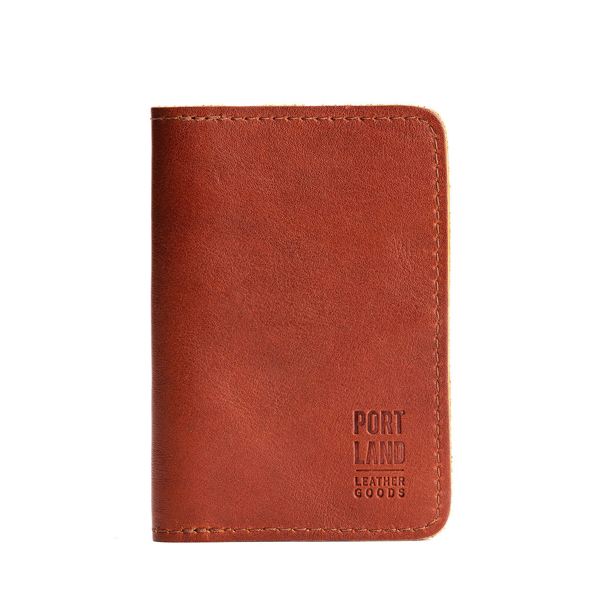 Portapasaportes moderno de piel