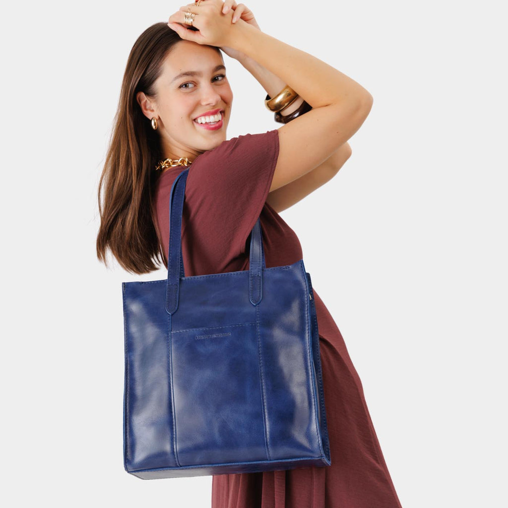 Grand sac fourre-tout à bandoulière Lola avec fermeture éclair