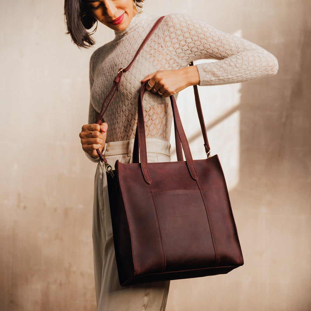 'Almost Perfect' Large Lola Zipper Crossbody Tote - Famous | Online Store