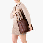'Almost Perfect' Large Lola Zipper Crossbody Tote - Famous | Online Store