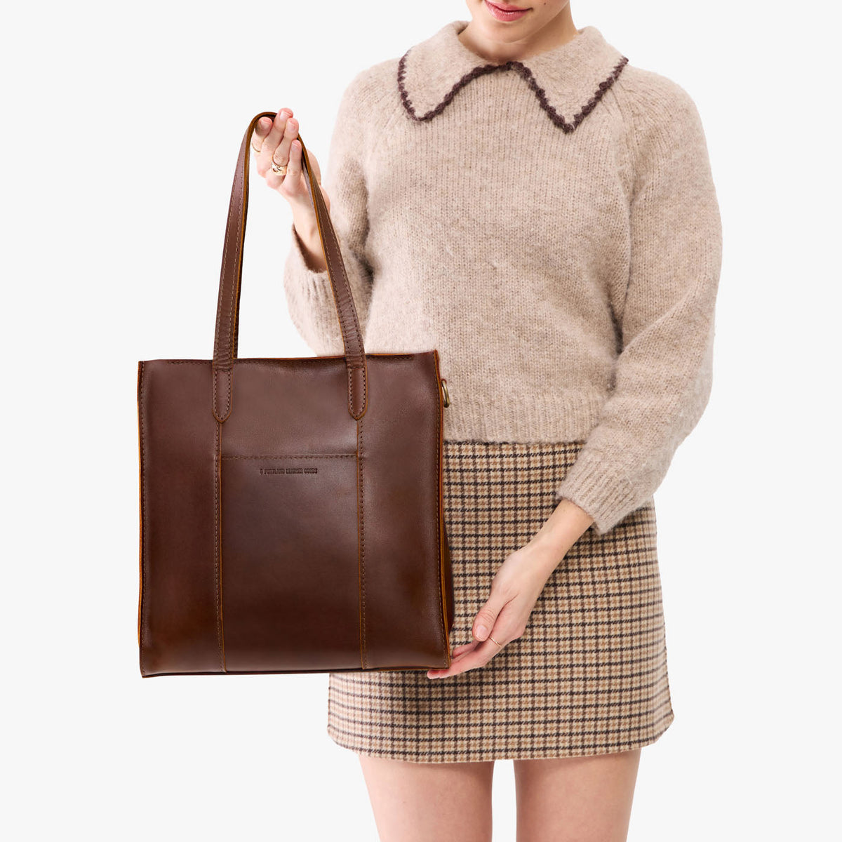 Grand sac fourre-tout à bandoulière Lola avec fermeture éclair