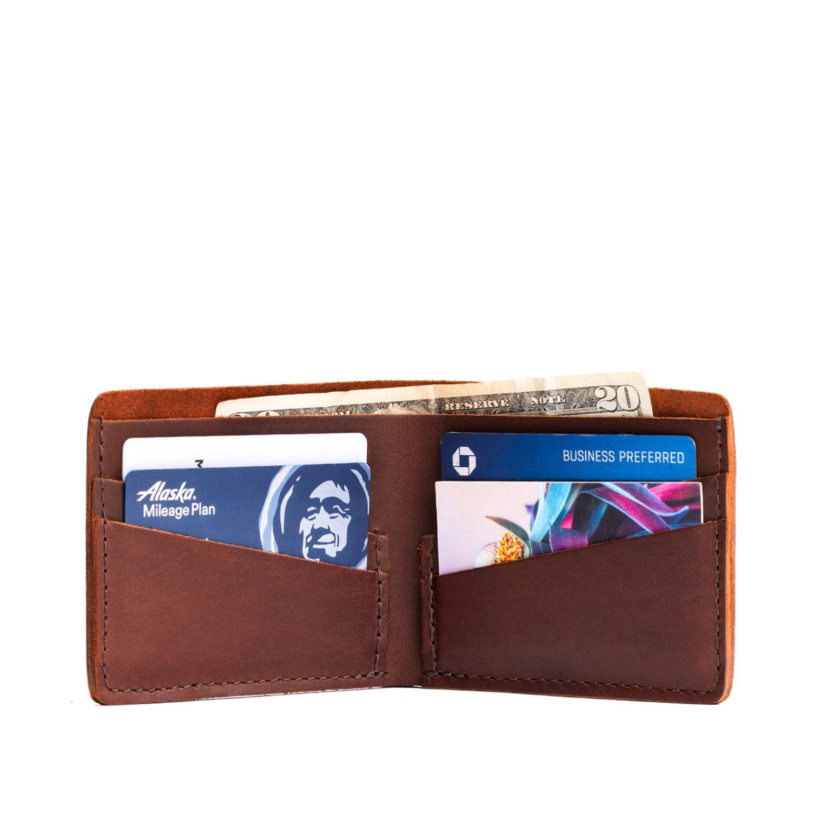 Bifold Leather Wallet - Famous | Online Store