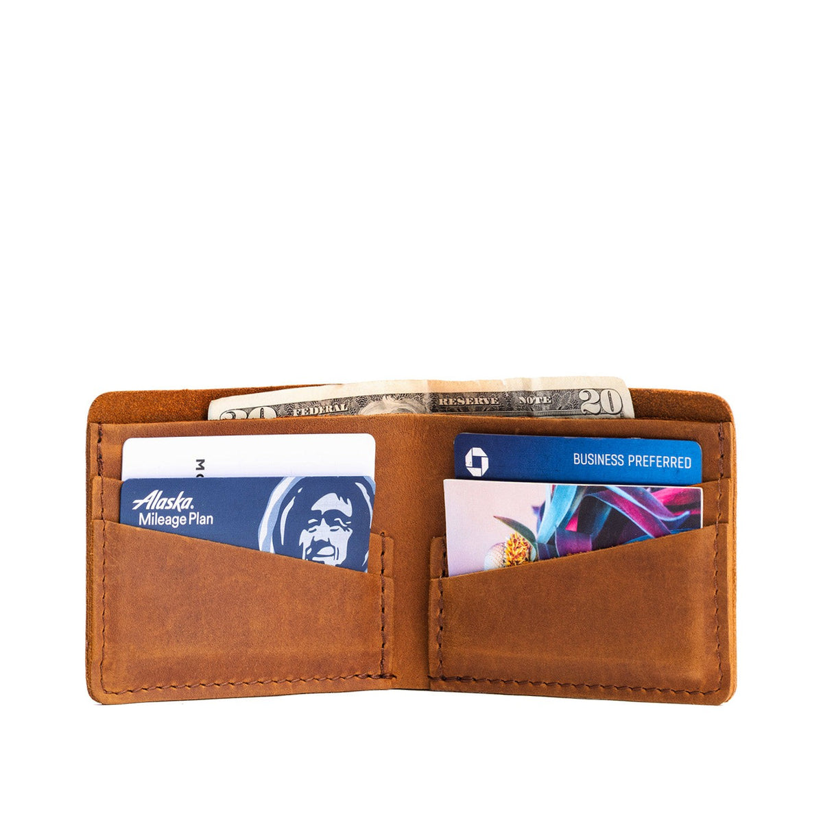 Bifold Leather Wallet - Famous | Online Store