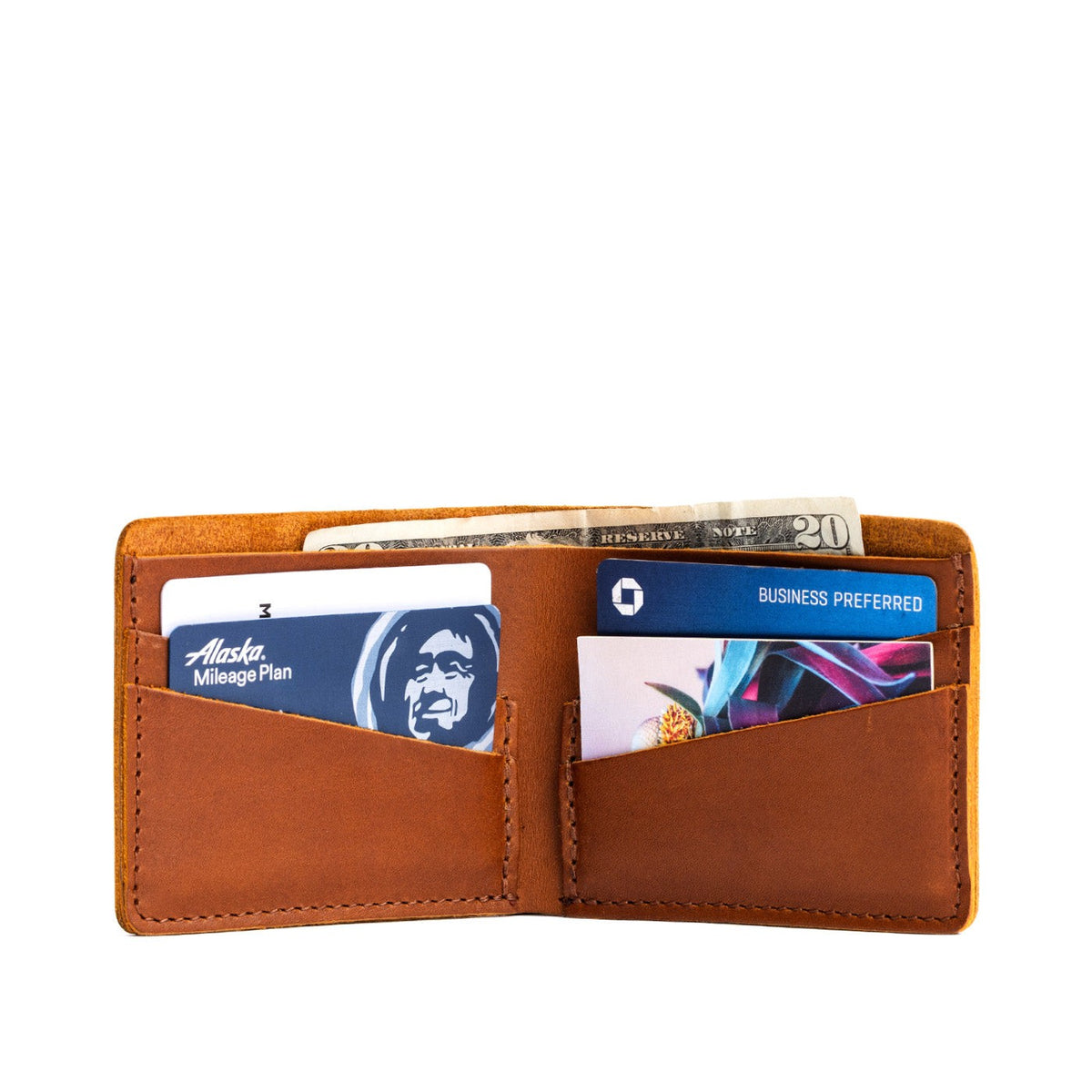 Bifold Leather Wallet - Famous | Online Store