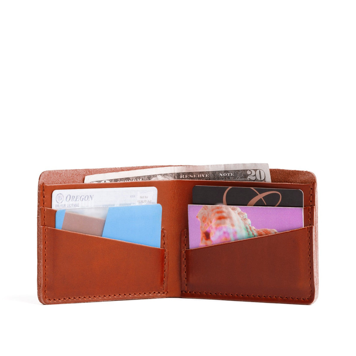 Bifold Leather Wallet - Famous | Online Store