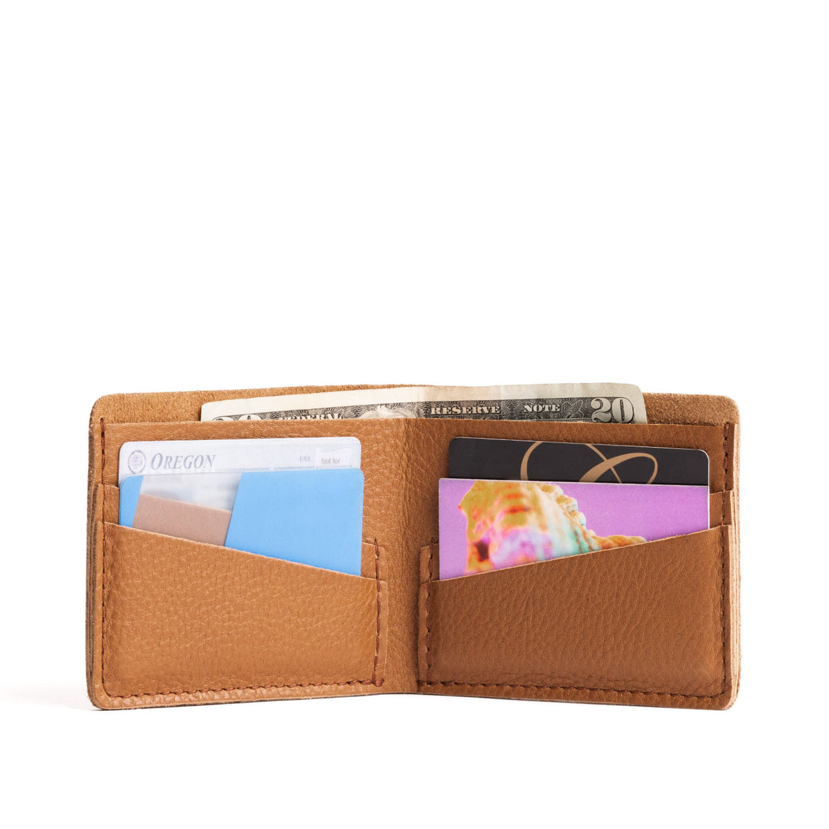 Bifold Leather Wallet - Famous | Online Store