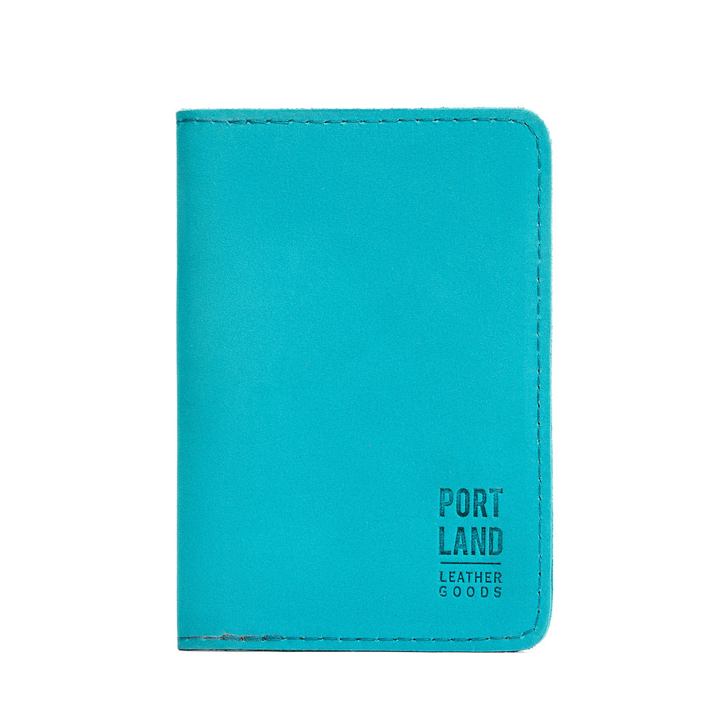 Portapasaportes moderno de piel