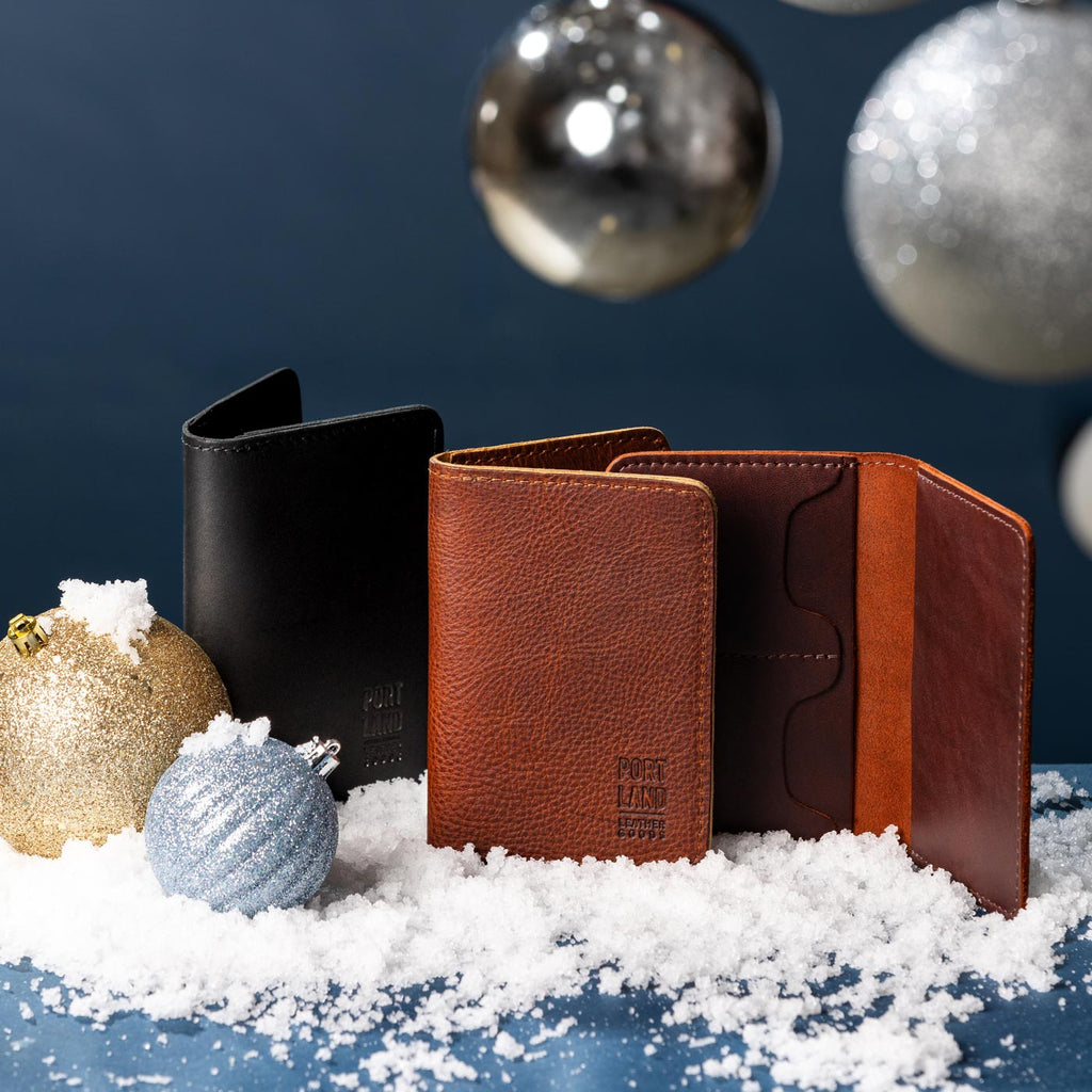 'Almost Perfect' Leather Modern Passport Holder - Famous | Online Store