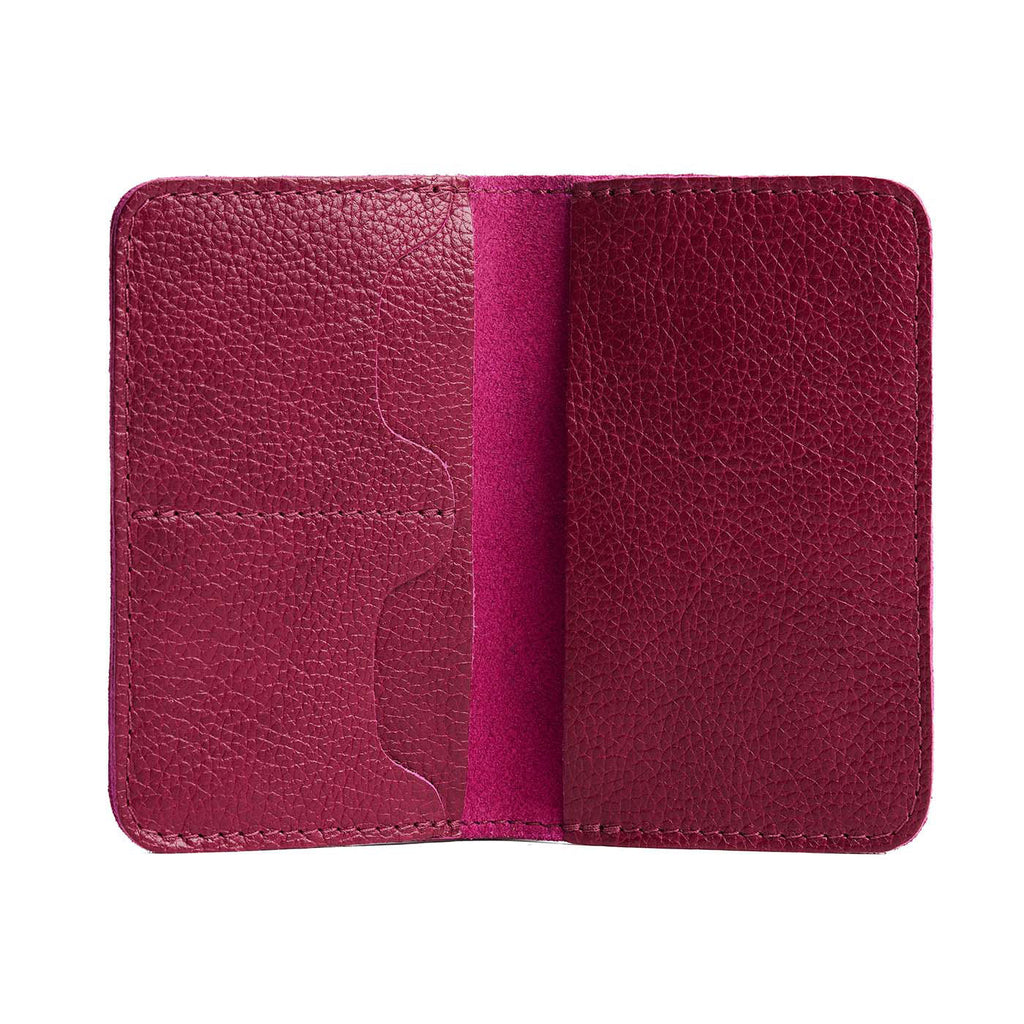 'Almost Perfect' Leather Modern Passport Holder - Famous | Online Store