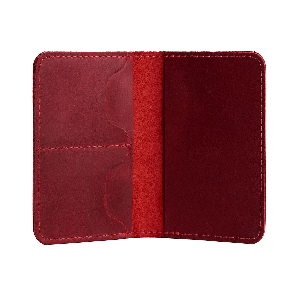 Portapasaportes moderno de piel