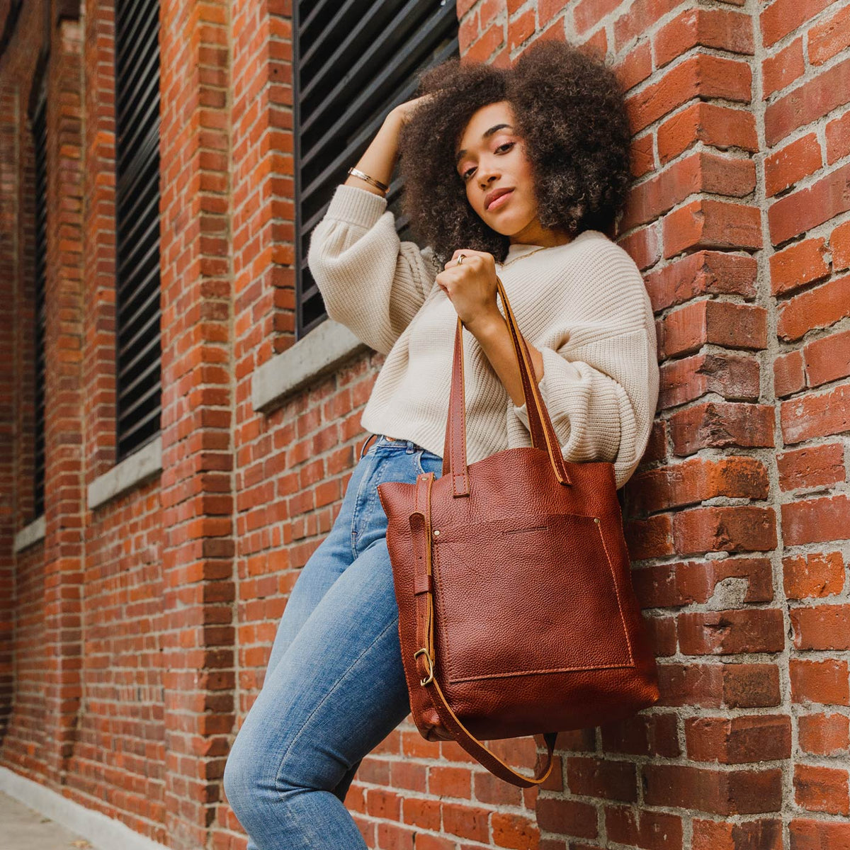 'Almost Perfect' Crossbody Tote - Famous | Online Store