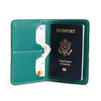 'Almost Perfect' Leather Modern Passport Holder - Famous | Online Store