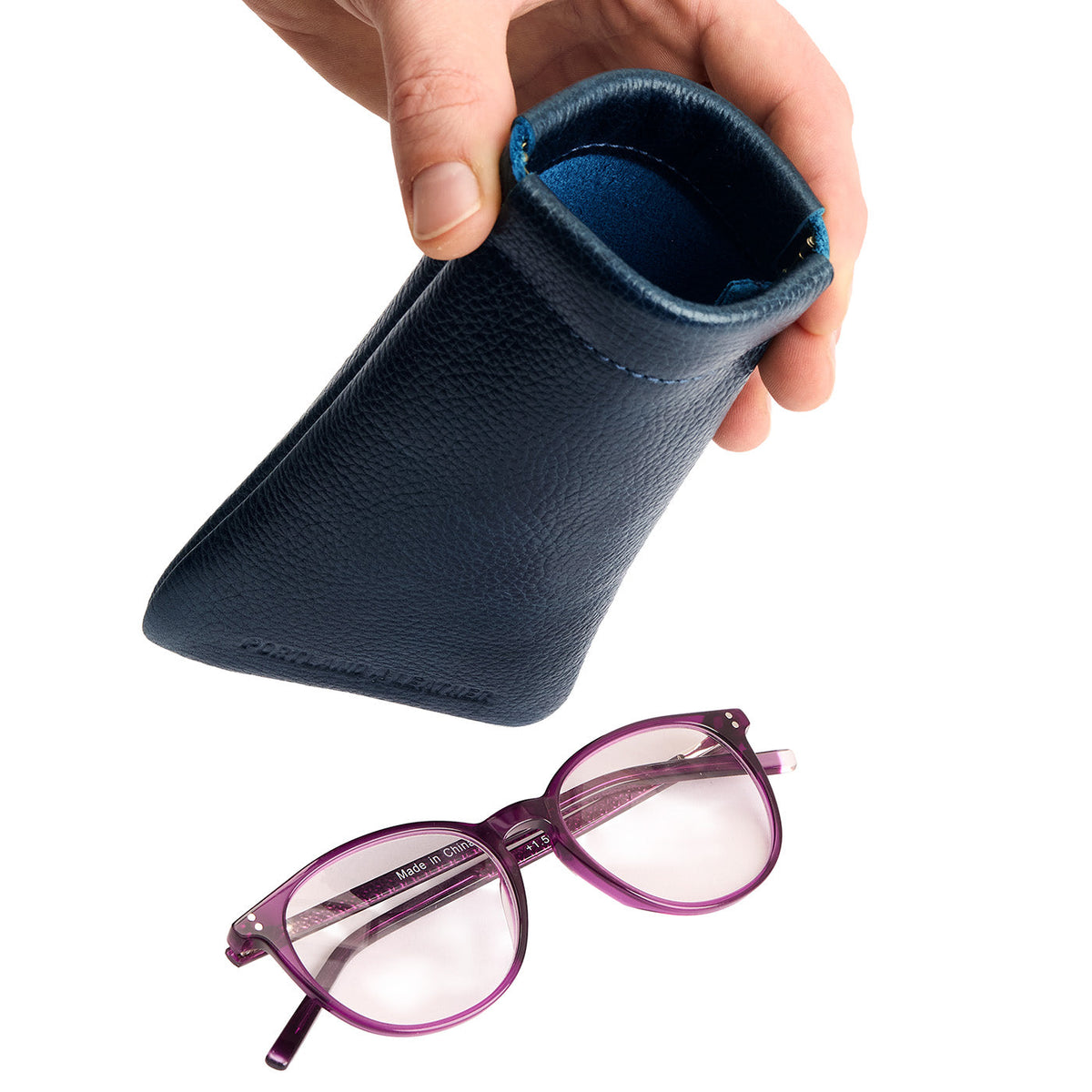Étui à lunettes à pression