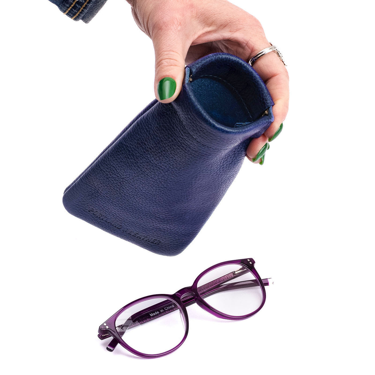 Étui à lunettes à pression