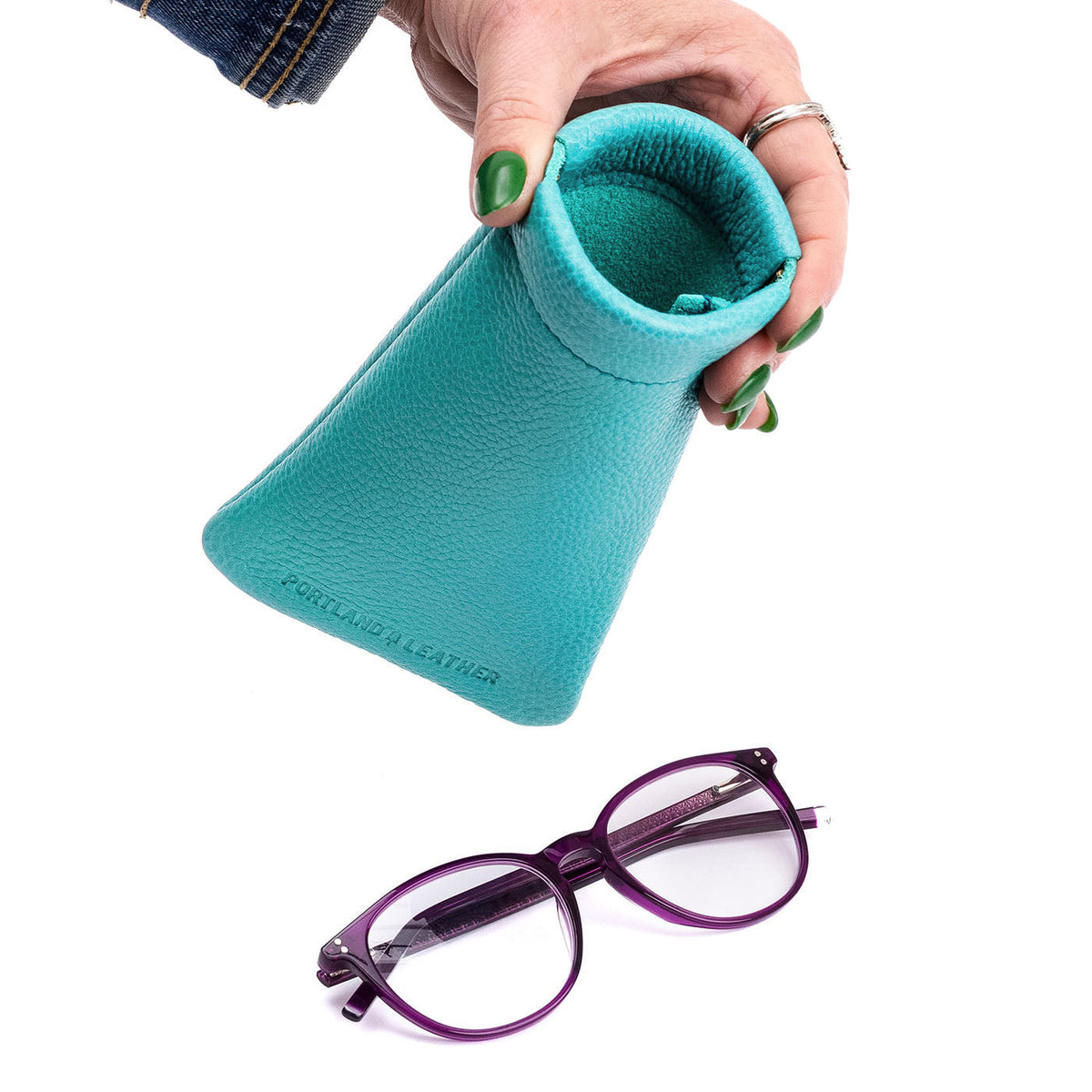 Étui à lunettes à pression