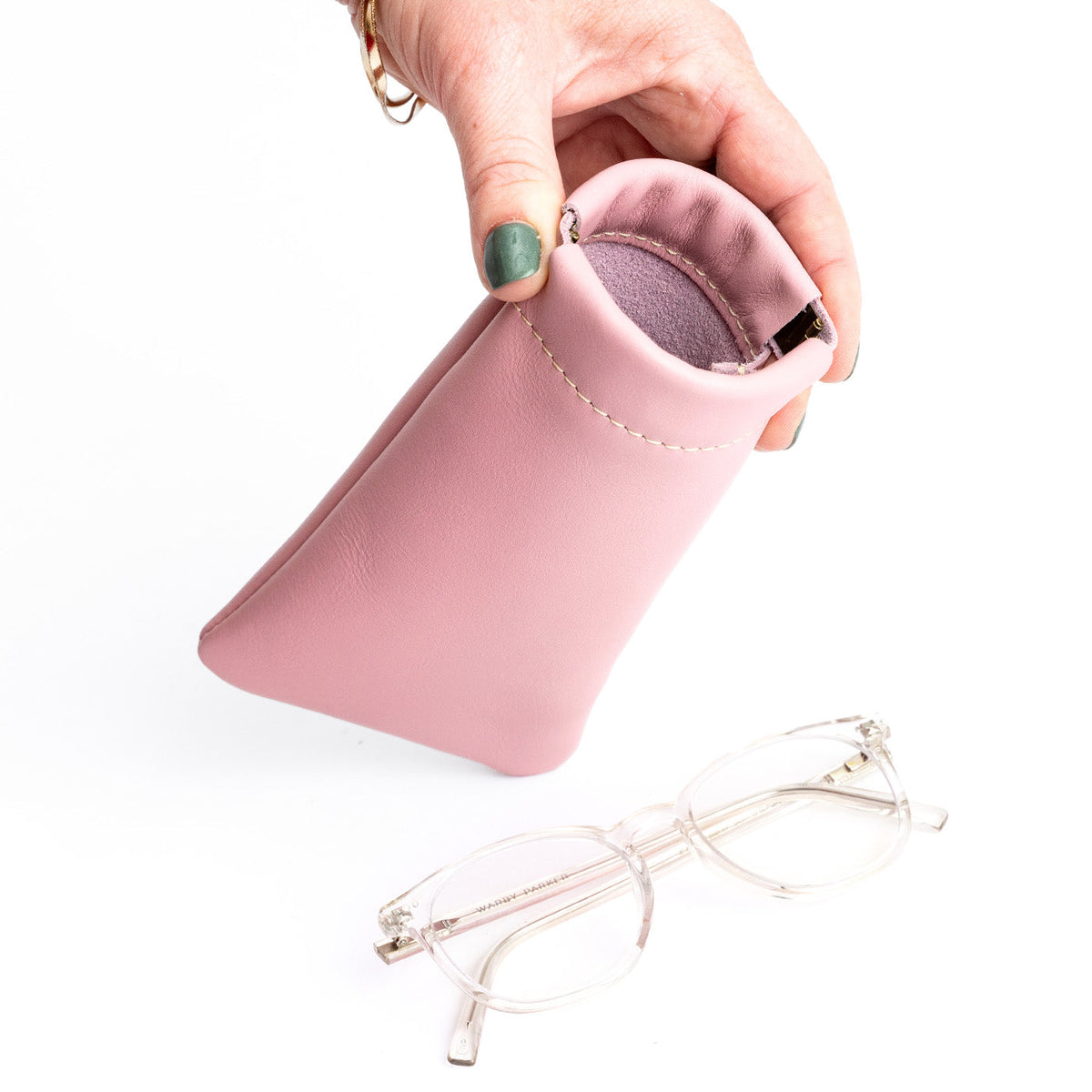 Étui à lunettes à pression