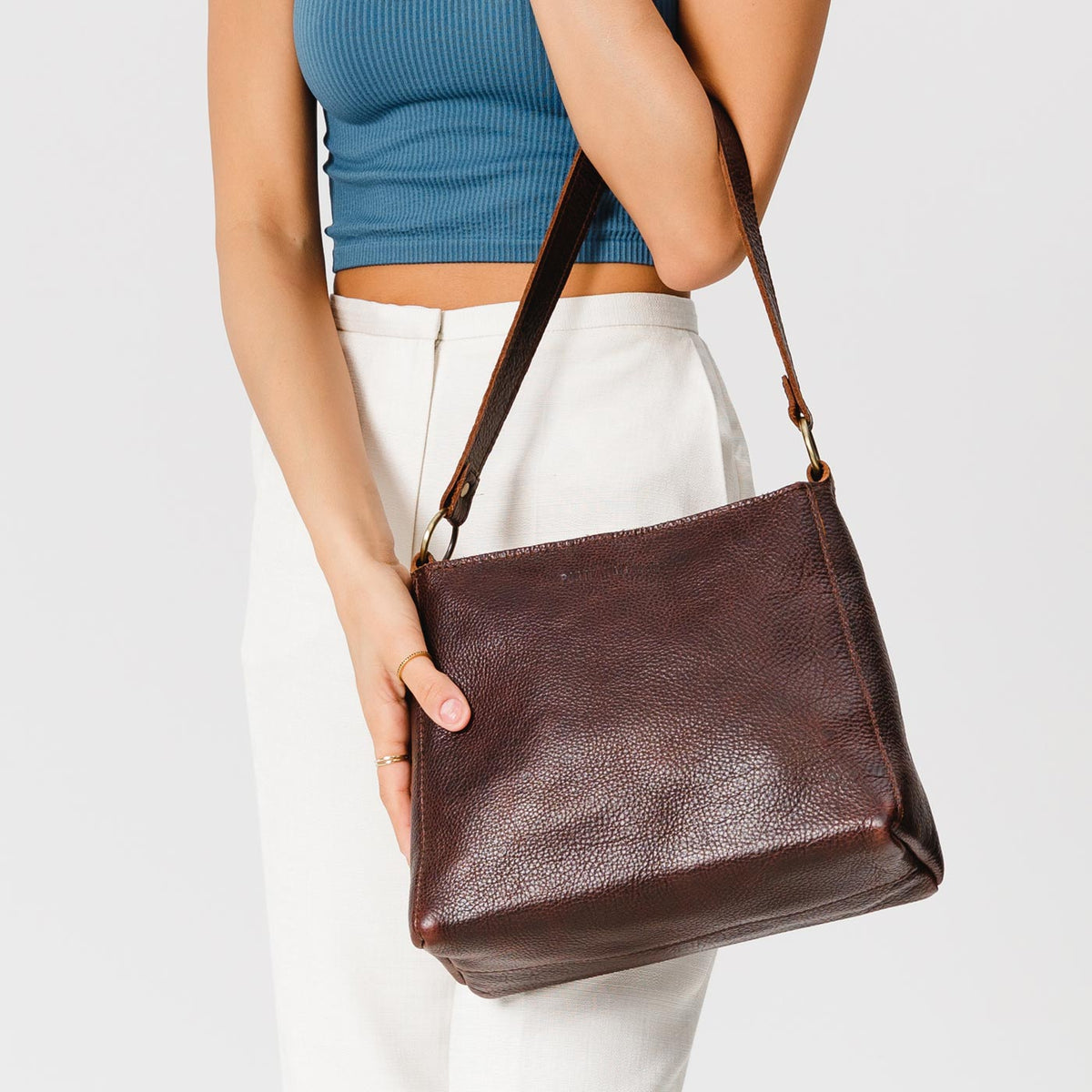 'Almost Perfect' Triangle Shoulder Bag - Famous | Online Store