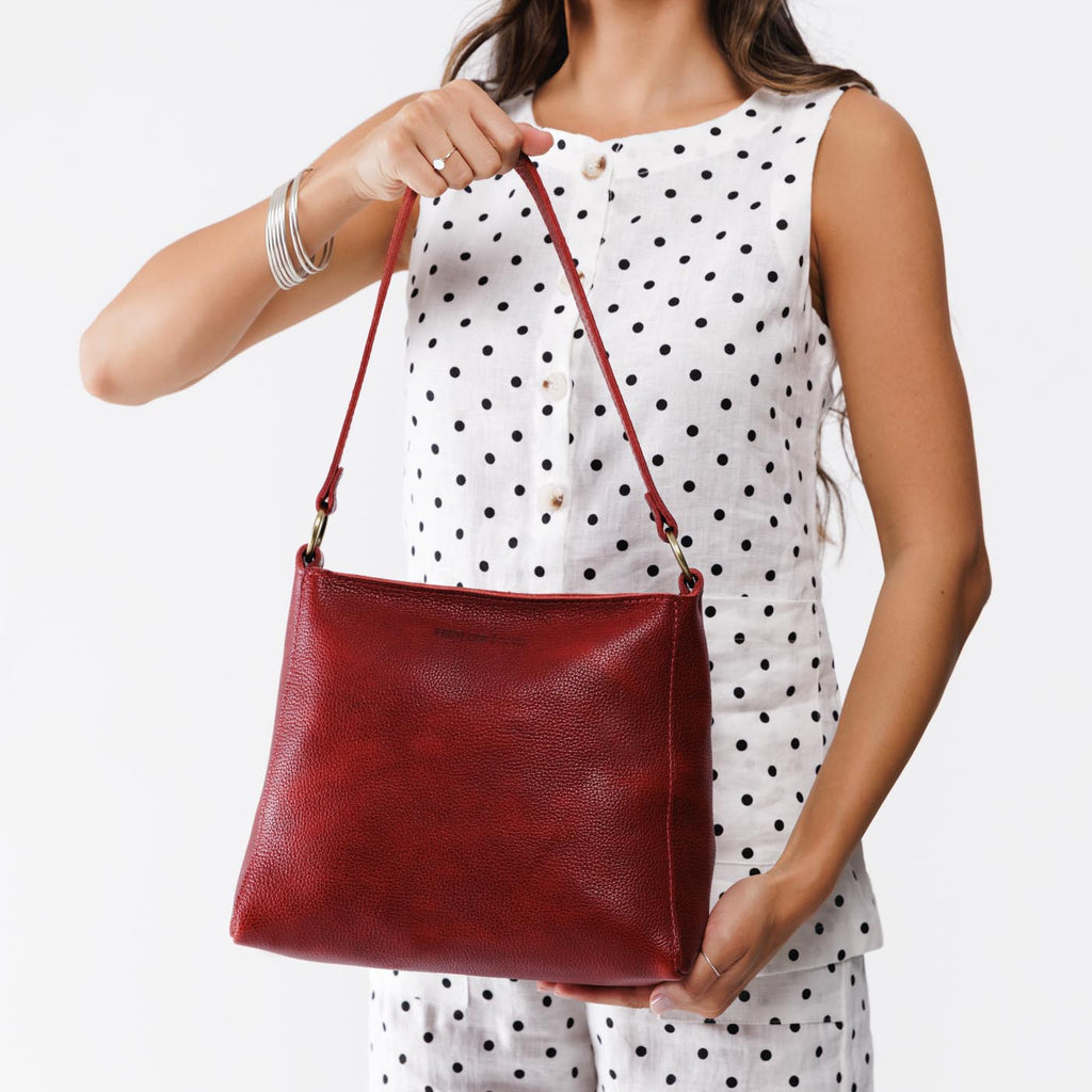 'Almost Perfect' Triangle Shoulder Bag - Famous | Online Store